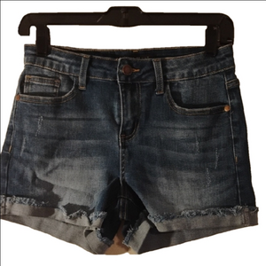 Judy Blue Distressed Jean Shorts . Size 25.Great For Summer.